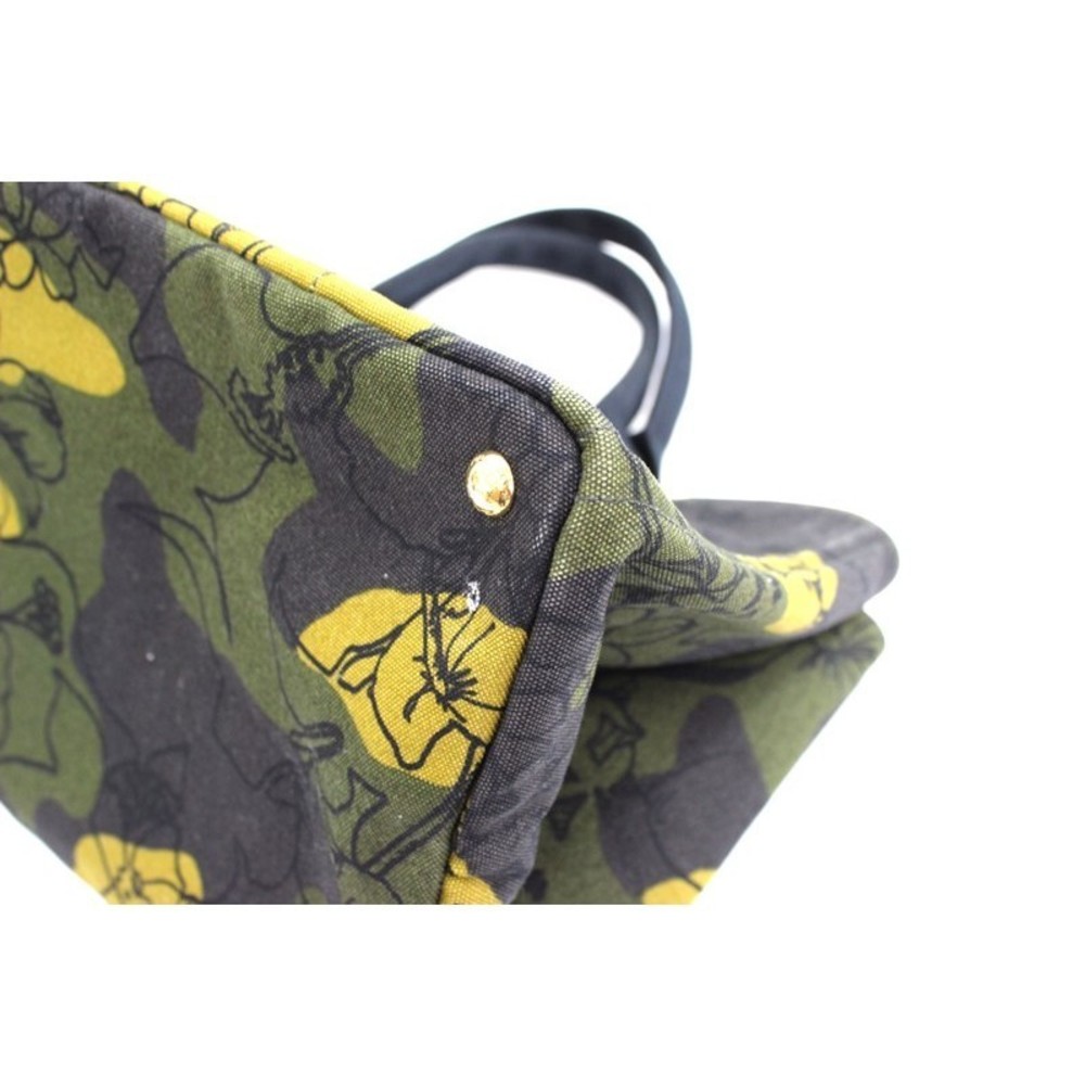 Prada Tote Canapa Camouflage Handbag